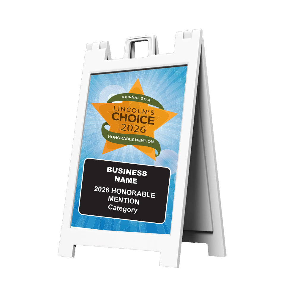 Sidewalk "Sandwich" Signs